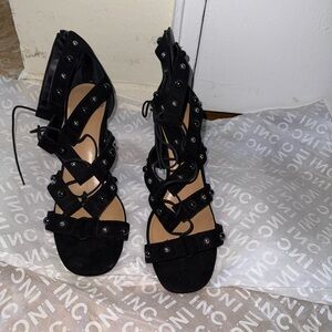 Stylish Black Strappy Women's Shoes from Express